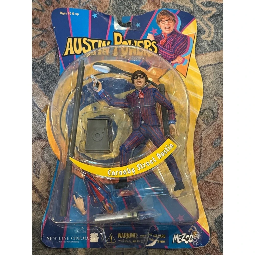 Mezco Austin Powers Carnaby Street Austin Action Figure Series 1 1999 New Line